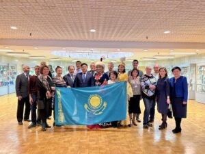 В честь памятных дат выдающихся казахских деятелей в 2022 году в культурной столице России открылась книжная выставка 2